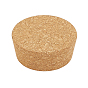 Cork Bottle Stopper, for Wine Bottle Lid, Flat Round