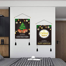 Room decoration hanging painting Christmas series hanging cloth wall cloth background cloth Merry Christmas living room decoration bedside tapestry