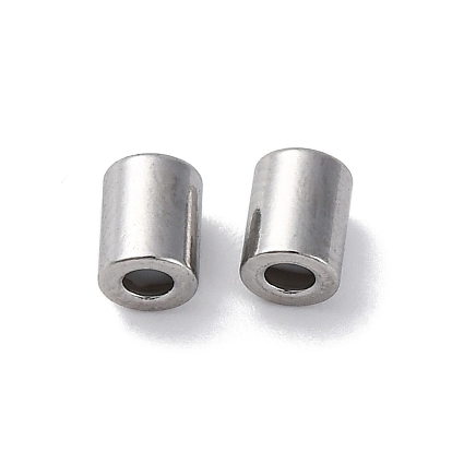 201 из нержавеющей стали бусы, с резиной внутри, ползунки, колонка, анти-тускнение