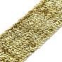 Perles élastiques en plastique paillette, perles de paillettes, Accessoires d'ornement, plat rond