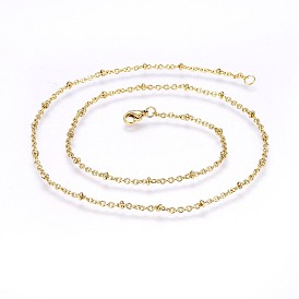 304 Stainless Steel Cable Chains Necklaces