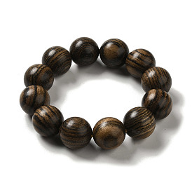 Деревянный шарик браслеты, Буддийские украшения, стрейч браслеты