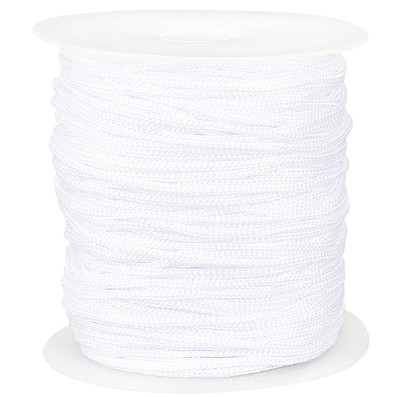 100cordón redondo de ylon, cordón de nudo chino, con los carretes de plástico