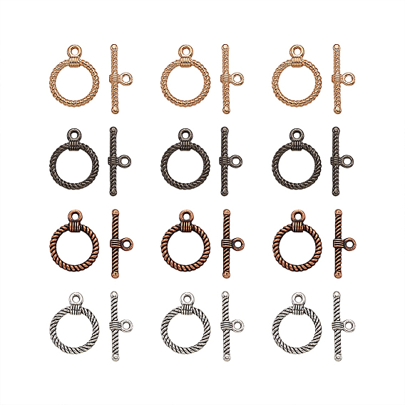 Сплавочные застежка тоггл тибетского стиля