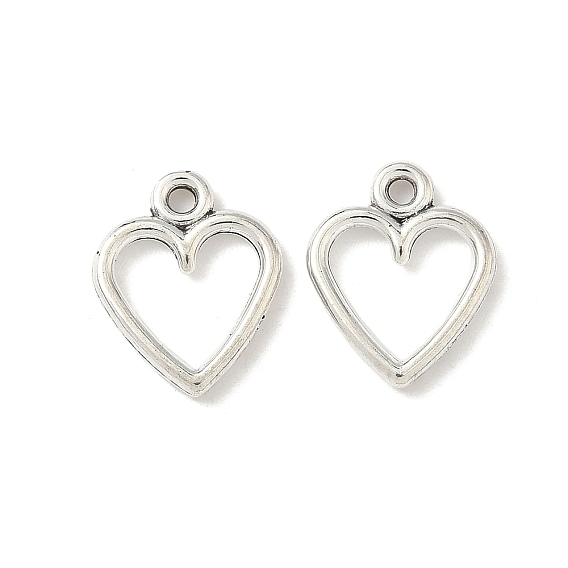 Подвески из сплава в тибетском стиле, сердце, без кадмия и без свинца