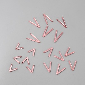 18 шт. 3 размеры прозрачные акриловые люстры компоненты ссылки, Буква V