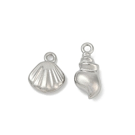 304 прелести нержавеющей стали, подвеска в виде ракушки и раковины, анти-тускнение