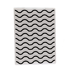 Transparent Plastic Embossing Template Folders, For DIY Scrapbooking/Photo Album Decorative/Embossed Paper, Stamp Sheets, Black