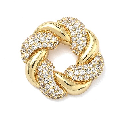 Латунные микро проложить кубического циркония подвески, 