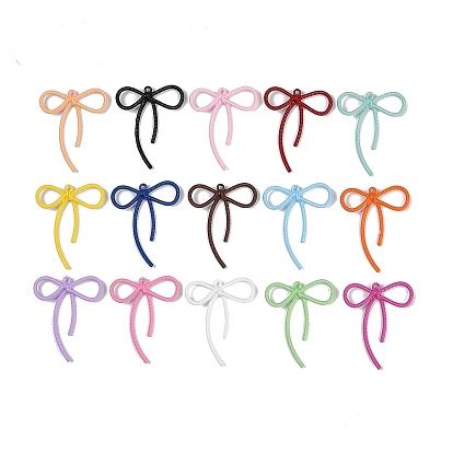 Акриловые подвески краскораспылительные, бантом прелести