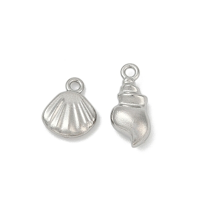 304 прелести нержавеющей стали, подвеска в виде ракушки и раковины, анти-тускнение