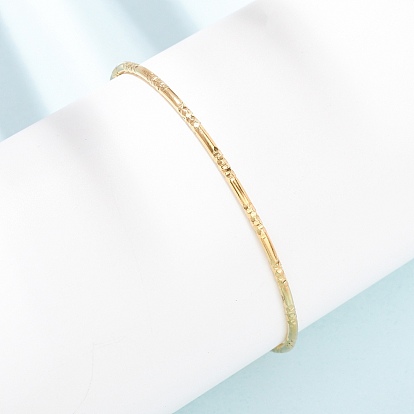 Текстурированные 304 браслеты из нержавеющей стали для женщин, ионное покрытие (ip), долговечный