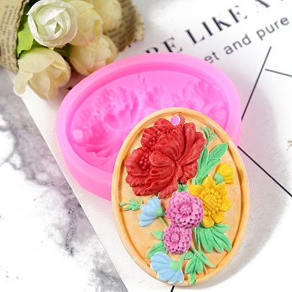 DIY Food Grade Silicone Display Molds, Resin Casting Molds, Clay Craft Mold Tools, Flower