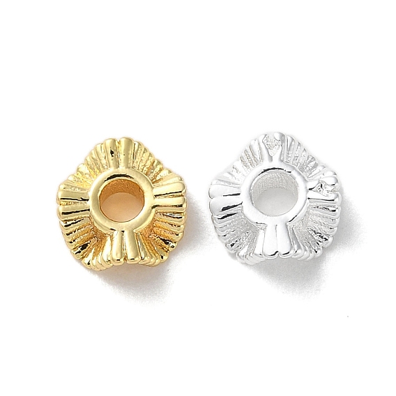 Латунные бусины, без кадмия, без никеля и без свинца, плоско-круглые