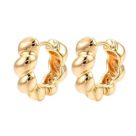 Ring Brass Hoop Earrings for Women