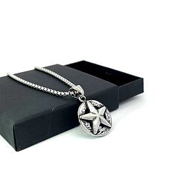 Ожерелья из нержавеющей стали с подвеской в виде звезды