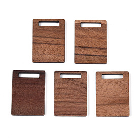 Подвески из орехового дерева, прямоугольные