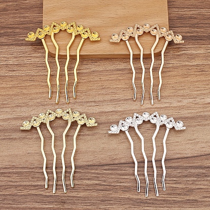 Гребень для волос из сплава, кабошон настройки