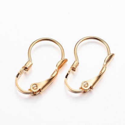 304 Stainless Steel Leverback Earring Findings