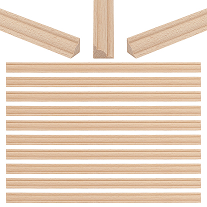 25Pcs Wood Ceiling Molding, Wall Trim for Furniture, Door, Wardrobe, Home Decor