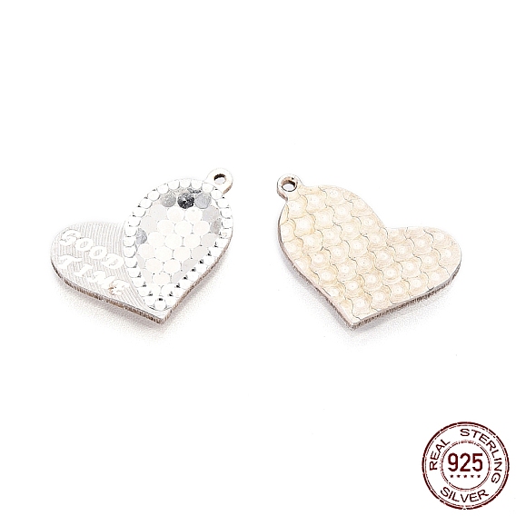 925 серебряные шармы, сердце с хорошим временем, на день Святого Валентина