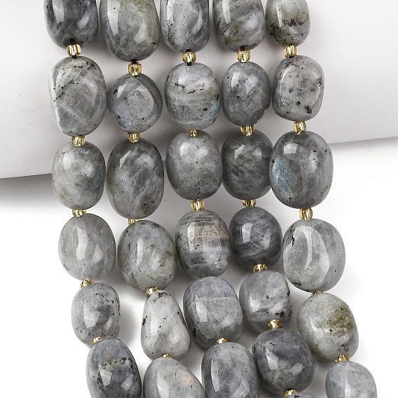 Природные лабрадорита бисер нитей, самородки, упавший камень, с бисером