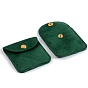 Бархатные мешочки для хранения украшений с кнопкой, для сережек, Кольца, , прямоугольные