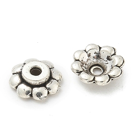 Alloy Bead Caps, Cadmium Free & Lead Free, Flower