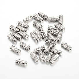 Column CCB Plastic Beads, 8.5x3mm, Hole: 1.5mm