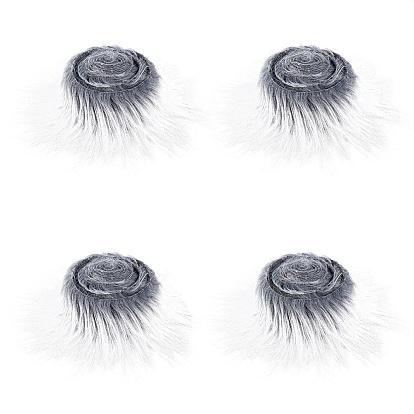 Костюм бороды гнома из искусственной шерсти, мех искусственная ткань ремесло борода полоса, для самостоятельного изготовления гнома, Санты, лохматого, с мягкой отделкой, для волос, сделай сам