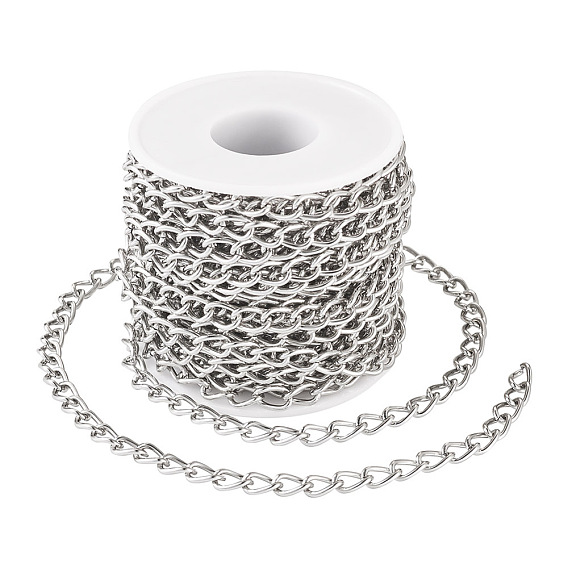 10m оксидированные алюминиевые бордюрные цепи, несварные, с катушкой