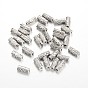 Columna de perlas de plástico ccb, 8.5x3 mm, agujero: 1.5 mm