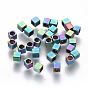 Ion Plating(IP) 304 Stainless Steel Beads, Cube