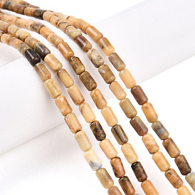 Природные желтые опал бусины пряди, баррель