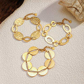 304 из нержавеющей стали ссылку цепи браслеты, золотые