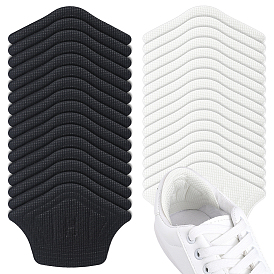 16 пар 2 цветовая тканевая самоклеящаяся пяточная подушечка, противоскользящие накладки на пятку, стельки для обуви для женщин и мужчин, с губкой