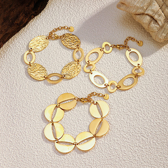 304 из нержавеющей стали ссылку цепи браслеты, золотые