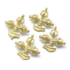 Brass Pendants, Dorje Vajra for Buddha Jewelry, Lead Free & Cadmium Free & Nickel Free