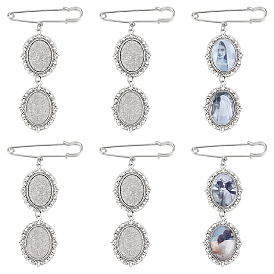 Заготовка овальной броши из сплава своими руками, наборы для изготовления своими руками