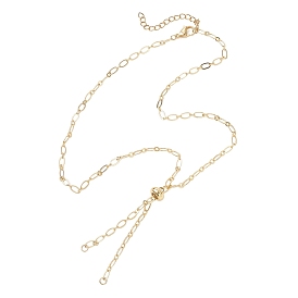 Изготовление ожерелий-слайдеров из латунной цепочки Фигаро