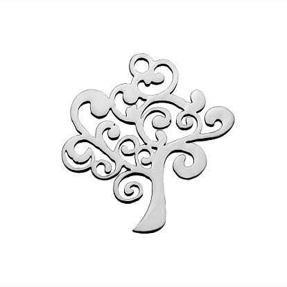 304 Stainless Steel Pendants, Tree