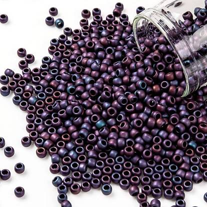 TOHO Round Seed Beads, Japanese Seed Beads, Matte, Metallic Colours