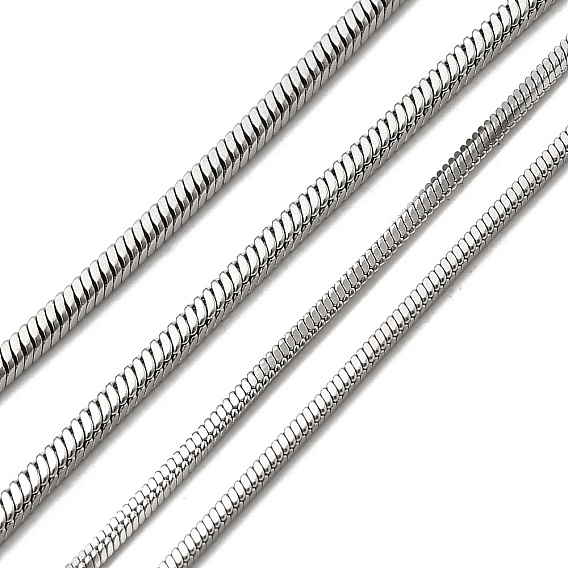 304 квадратные змеевидные цепи из нержавеющей стали, стойки покрытие, несварные, с катушкой