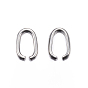 Tarnish Resistant 304 Stainless Steel Quick Link Connectors, Linking Rings, Oval