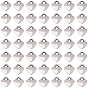 100Pcs Tibetan Style Pendants, Lead Free, Cadmium Free and Nickel Free, Heart Charms