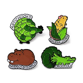 Plant Aloloy Brooches, Enamel pins