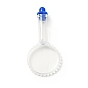 Steel Sewing Needle Devices Threader, Thread Guide Tool, with Plastic Magnifying Glass
