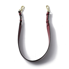 Ручка сумки из искусственной кожи, с поворотными застежками из цинкового сплава, аксессуары для замены наплечной сумки