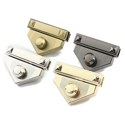 Замки для кошельков из сплава, принадлежности для изготовления женских сумок, треугольные