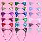 Cat Ears with Reversible Sequins Cloth Head Bands, Hair Accessories for Girls